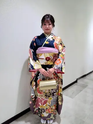 ミディアム ヘアアレンジ Hair&Make Delight*のヘアスタイル