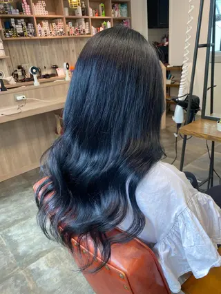 ロング ハイトーンボブ Mizuki.のヘアスタイル