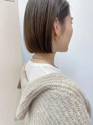 ミディアム カラー 💖美髪矯正💖 辻未侑のヘアスタイル