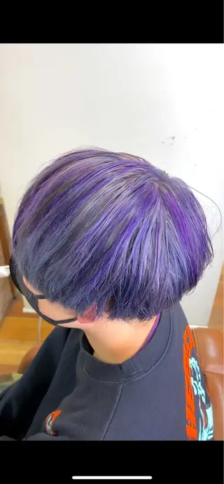 ショート カラー メンズ 内山 京耶のヘアスタイル