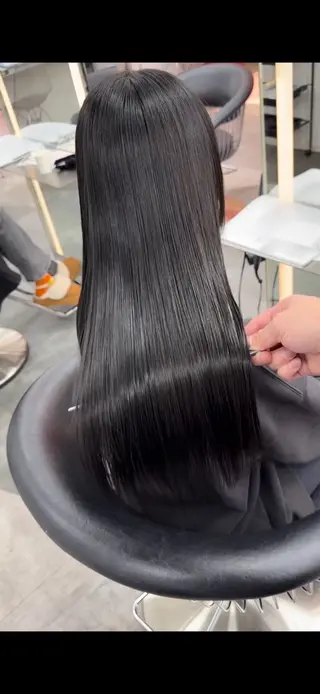 ロング 縮毛矯正/レイヤー/ 髪質改善/林のヘアスタイル