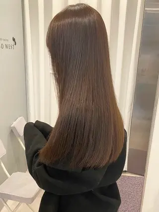 ロング カラー ブリーチなし 暖色カラー/井上あいのヘアスタイル