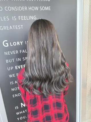 カラー 顔まわりの神様✨ 透明感カラー藤嶋秀幸のヘアスタイル