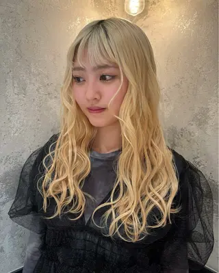 ロング カラー 髪質改善/縮毛矯正/ 艶カラー/ヘッドスパのヘアスタイル