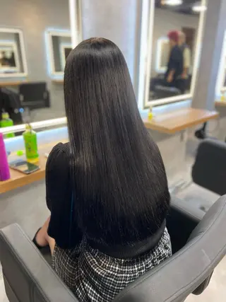 ロング カラー ヘアアレンジ レイヤー×透明感カラ ーHAYATOのヘアスタイル