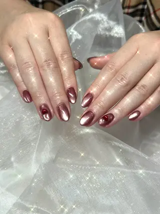 ネイル yume 大人ガーリーネイルのネイルデザイン