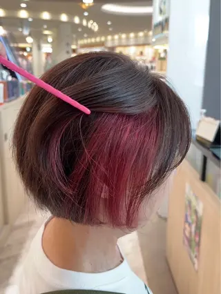 ショート カラー 森川 颯香のヘアスタイル