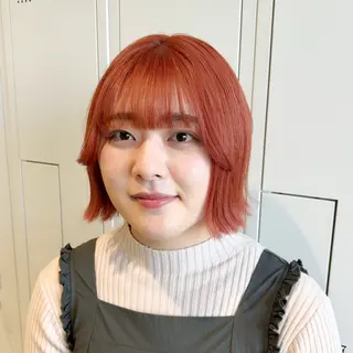 ショート 🤡暖色レイヤー 🤡みさきのヘアスタイル