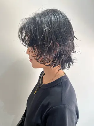 ショート パーマ ニュアンスヘア☆樋口 希世☆のヘアスタイル
