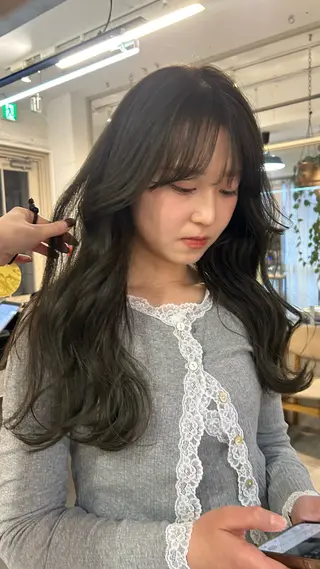 ロング カラー じゅわっと暖色カラー 🍊Moemiのヘアスタイル