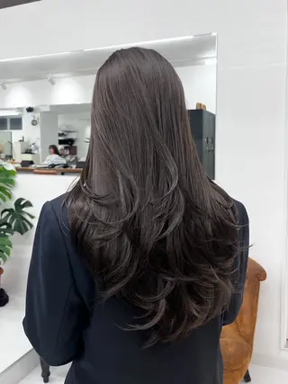 ロング COVO所属・レイヤー/韓国ヘア yunaのヘアスタイル