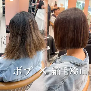 ショート 💎巻ける縮毛矯正/ 艶髪💎石渕智也のヘアスタイル