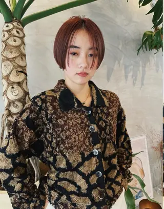 ショート カラー momo kgのヘアスタイル