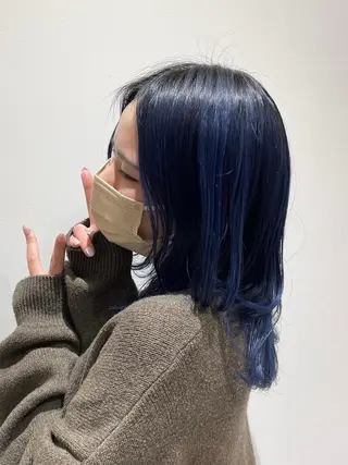 セミロング カラー 新宿御苑前/新宿 Ryuseiのヘアスタイル