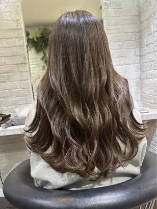 ロング 長谷川 新太のヘアスタイル