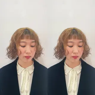 ミディアム パーマ mopa_kaede ナチュラル/レイヤーのヘアスタイル