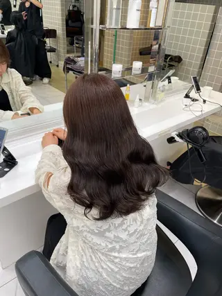 ロング カラー ヘアアレンジ 💗横浜美容室 💗HARUNAのヘアスタイル