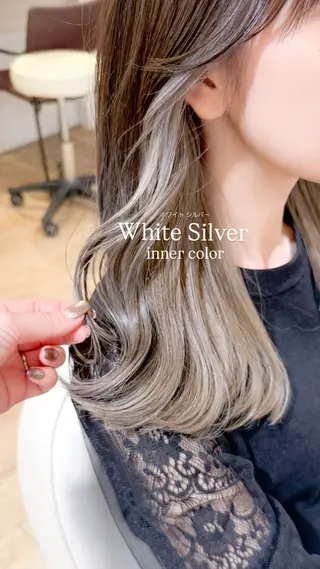 セミロング カラー ✨カラー支持No.1 🧸ワキ カナコ🧸のヘアスタイル