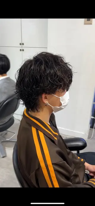 ショート パーマ メンズ dot.グループ指名 No.1橋本滉太のヘアスタイル