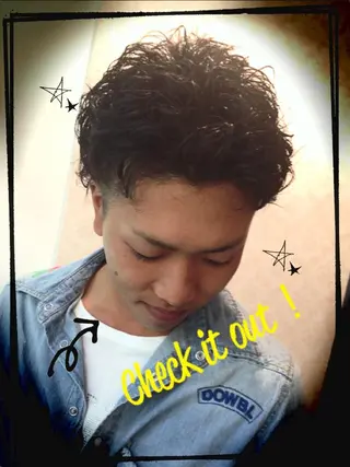 パーマ メンズ Ｋ△Ｎ△♡かな ヘア&まつげのマツエク・マツパデザイン