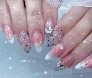 ネイル Purasia高橋✧ マグ/ワンホン/地雷のネイルデザイン