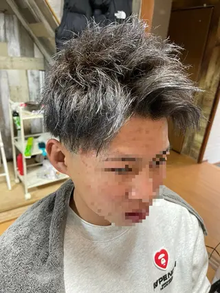 ショート カラー メンズ メンズ特化型/永井 友貴のヘアスタイル