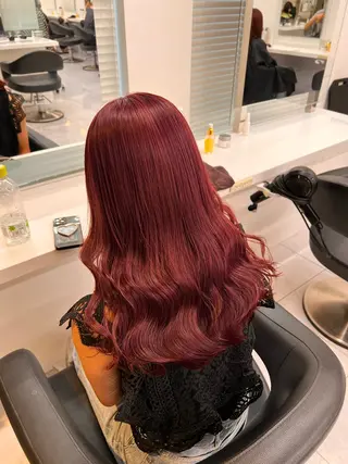 セミロング 💖札幌カラー 指名No.1💖玲奈のヘアスタイル