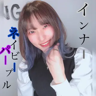 ミディアム エクステ・髪質改善・ ブリーチ・吉田大介のヘアスタイル