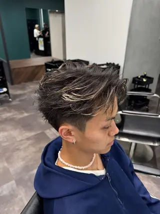 ショート パーマ メンズ 🔥メンズ超特化🔥 青木海斗のヘアスタイル