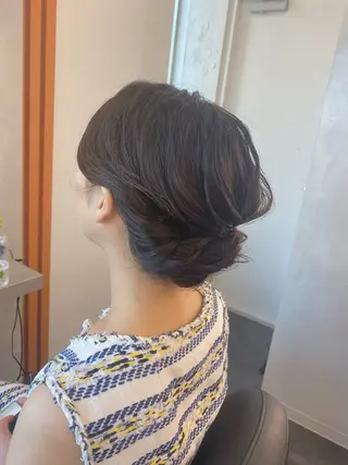ミディアム 長畑 光紀のヘアスタイル