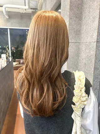 ロング カラー 🤍垢抜け♡透明感 カラーmoeka🤍のヘアスタイル