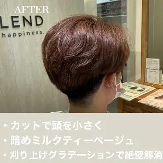 カラー メンズ 【ニュアンスパーマ】 西岡拓海のヘアスタイル