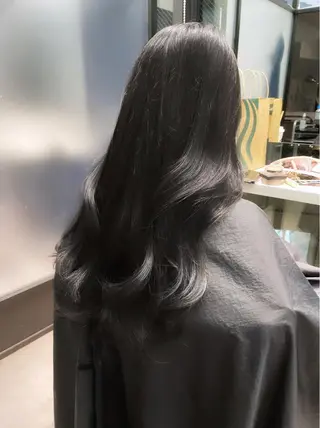 ミディアム カラー 韓国ヘア 店長NEGIのヘアスタイル