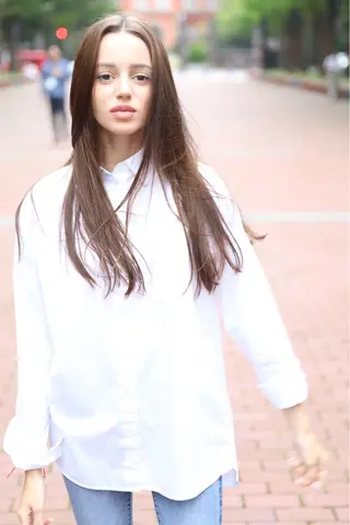 セミロング 髪質改善酸性縮毛矯正 酸性ストレート◎鈴木のヘアスタイル