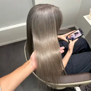 セミロング カラー ✨髪質改善艶カラー✨ リュウトのヘアスタイル