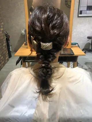 ヘアアレンジ 阿部 玲奈のヘアスタイル