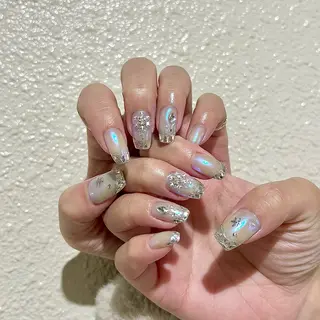 ネイル パラあり！フィルイン 美フォルムのネイルデザイン