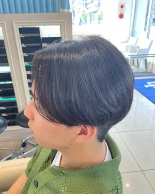 メンズ 白髪ぼかしデザイン ハイライト/宮本純登のヘアスタイル