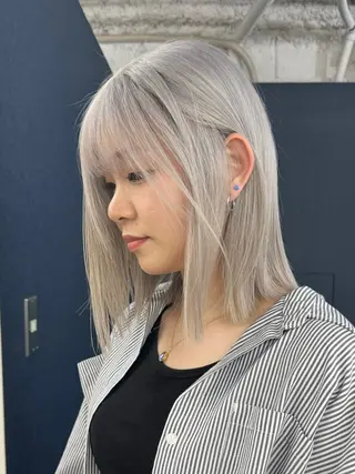 ショート カラー 似合わせカット/ ハイトーン/aoiのヘアスタイル