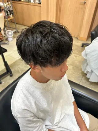 パーマ 坂爪 智哉のヘアスタイル