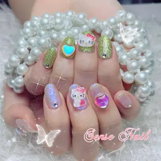 ネイル カラー ロング AKO あこ💅のネイルデザイン