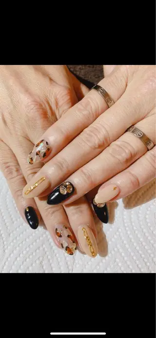 ロング shandy nailのネイルデザイン