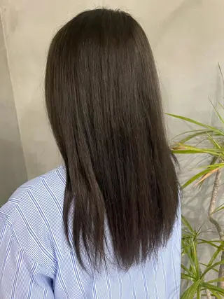 セミロング カラー 石山  健太 /縮毛矯正/パーマのヘアスタイル