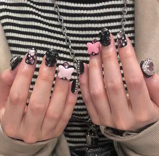 ネイル パラあり！フィルイン 美フォルムのネイルデザイン