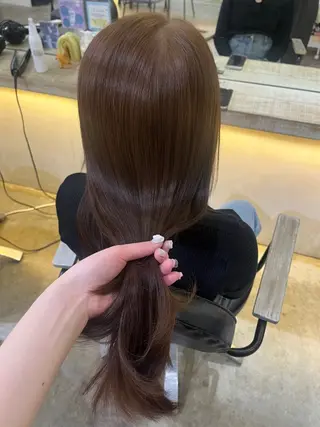 ミディアム 小顔カット/韓国 カラー🌙shikiのヘアスタイル