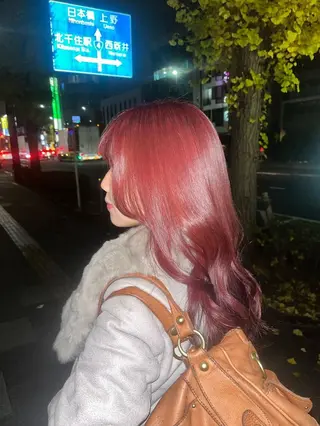 ロング カラー 顔周りレイヤー /kokoro🦮のヘアスタイル