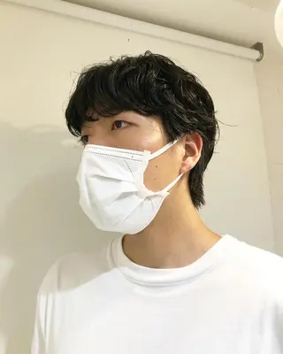 パーマ ヘアアレンジ メンズ メンズ特化✂️栗原 侑也のヘアスタイル