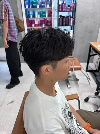 メンズ フェザーの鬼 🇰🇷yutoのヘアスタイル