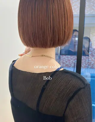 ショート カラー ブリーチなしWカラー ／レイヤー🎀マリノのヘアスタイル