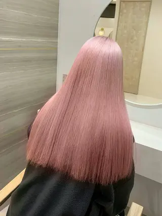 ロング カラー パーマ ヘアアレンジ 🤍韓国風レイヤー/ 艶髪🤍鳥越美羽のヘアスタイル